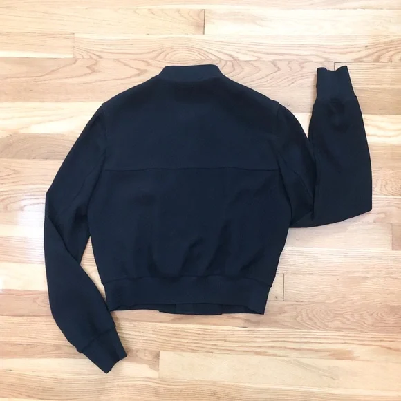 Theory Crepe Bomber Jacket - Picture 13 of 16